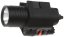 Latarka taktyczna, M6 LED, laser, czarna, ACM