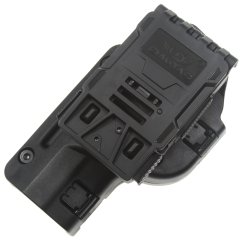 Fondina per pistola OMITAC IPSC, Glock, nera, ACM