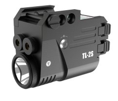 Taktikai zseblámpa TL-2S, 500 lm, lézer, fekete, T-Eagle
