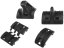 Sínborító készlet, XTM-2, kézfogó, fekete, Magpul PTS