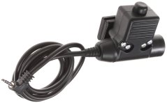 Fejhallgató kábel, U94 PTT, Motorola 1 pin, Z.Tactical