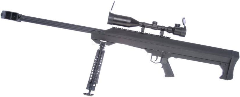Barrett M99, kétlábú állvány, távcső, Snow Wolf, SW-01A