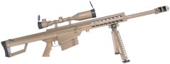 Barrett M82A1 CQB TAN, Zweibein, Zielfernrohr, Snow Wolf, SW-02B