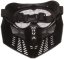 Protective mask, with mesh, small, black, ACM