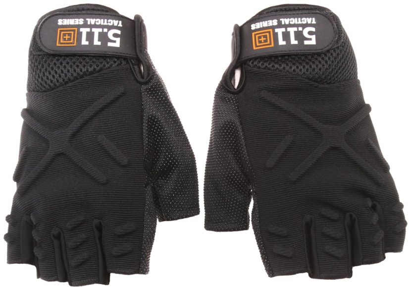 Tactical fingerless gloves, black, XL, 5.11 Tactical