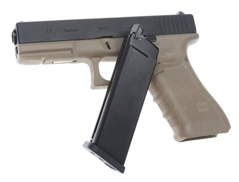 Glock 17, cadre 4e génération, TAN, GBB, WE