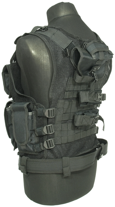 Universal tactical vest, black, ACM