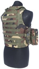 Hevederes mellény MCA, erdő, ACM