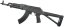 AKM Magpul PTS Zhukov, short, solid stock, nylon, Black, Cyma Sport, CM.680D