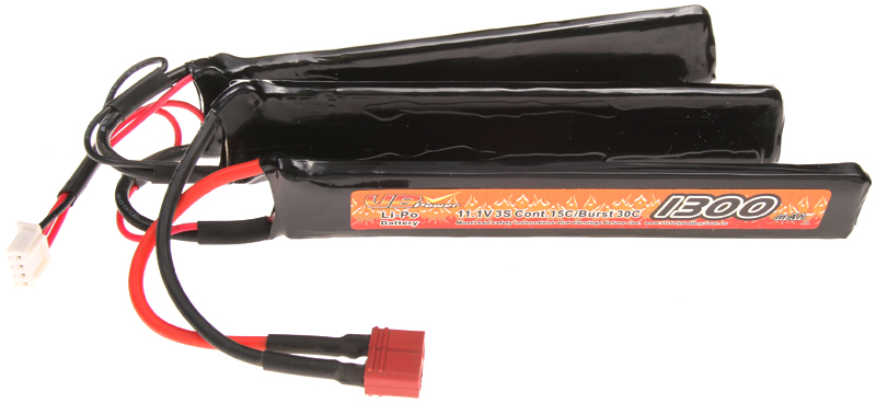 Battery, CQB, Li-Pol, 11.1V, 1300mAh, 15C, VB Power