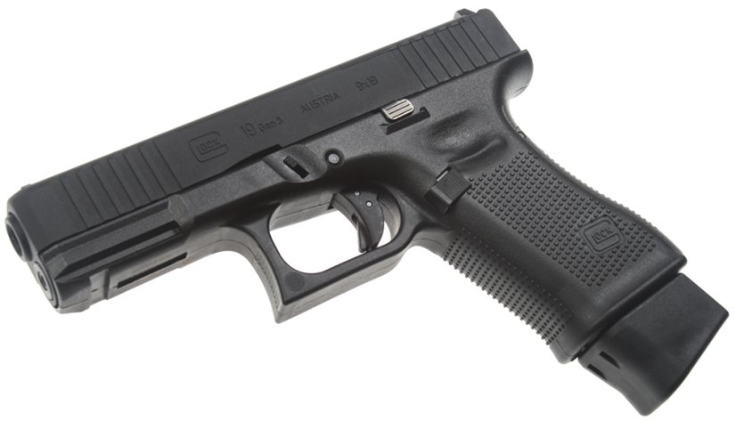 Glock 19 Gen 5 FS MOS, fekete, GBB, CO2, Umarex