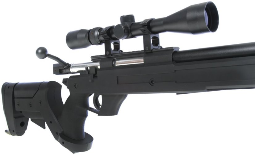 L96-04D, black, bipod, scope, Upgrade version, Well, MB04D