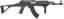 AK-47 RIS Tactical, metal, folding stock, Cyma Standard, CM.039U