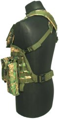 Chest rig Recon, digital woodland, ACM