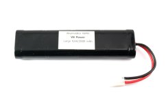 Akkumulátor, nagy, 9,6 V, 2000 mAh, VB Power