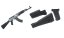Stock kit for AK-47, black, King Arms