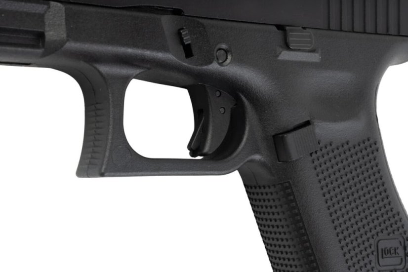 Glock 19 Gen 5 FS MOS, steel CNC slide, Black, GBB, Umarex