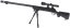 VSR-07D, black, bipod, scope, Upgrade version, Well, MB07D
