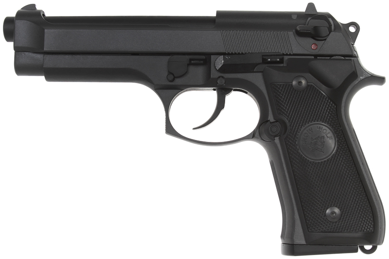 Beretta M92F, metal, Snow Wolf, SW-03-1