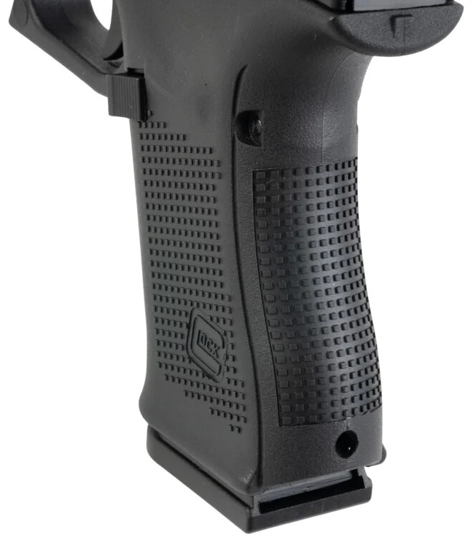 Glock 19 Gen 5 FS MOS, steel CNC slide, Black, GBB, Umarex