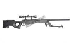 L96A1, fekete, kétlábú állvány, távcső, AGM, MP002B2