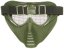 Protective mask, with mesh, OD, ACM