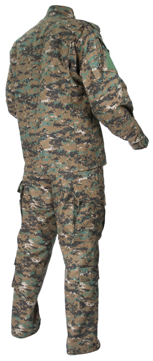 Complete US ACU uniform, digital woodland, M, ACM