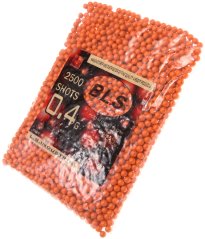 Airsoft BBs, 0.40g, 6mm, 2500rd, BLS