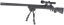 M24 Socom black, Military, bipod, scope, Snow Wolf, SW-04JB ++