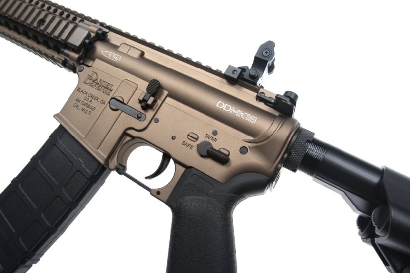 EMG Daniel Defense MK18 RII, 10,3 inch, FDE, Cyma Platinum, CM.105
