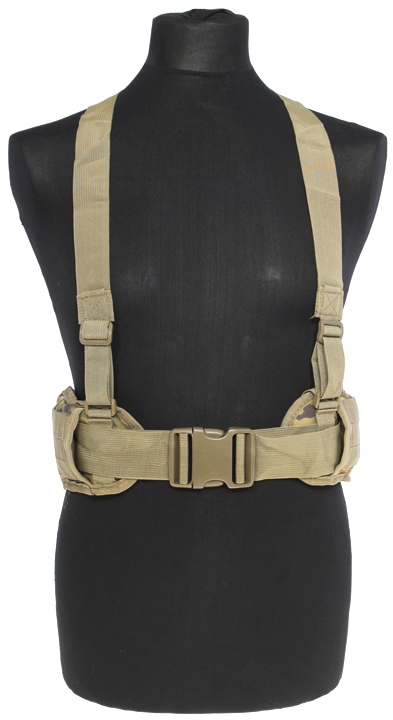 Combat belt with treks, molle, multicam, ACM