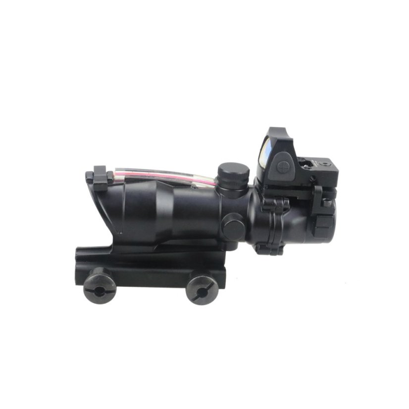 Riflescope 4x32 ACOG, red fiber, RMR Red dot sight, T-Eagle