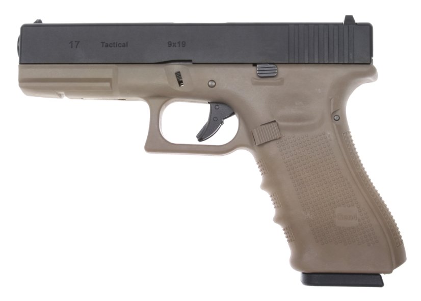 Glock 17, cadre 4e génération, TAN, GBB, WE