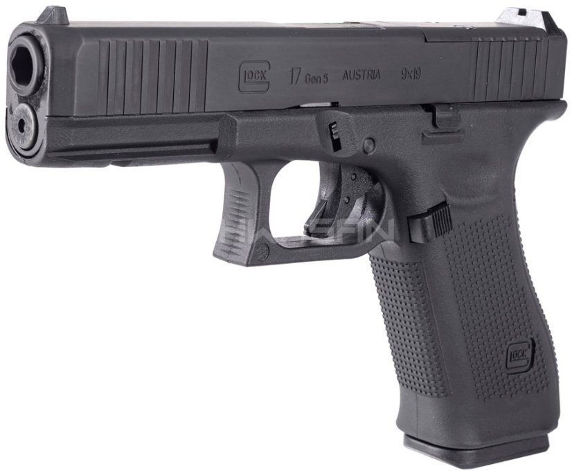 GHK Glock 17 Gen 5 MOS V2, Black, GBB, Umarex