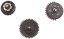 Set of gears, flat teeth, standard, 18:1, SHS