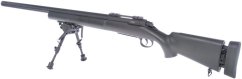 M24 Socom fekete, katonai, kétlábú állvány, KH, KH002B