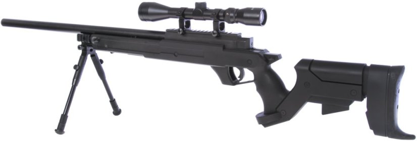 L96-04D, black, bipod, scope, Upgrade version, Well, MB04D