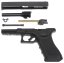 Glock 17, cadre 3e génération, noir, GBB, WE