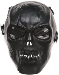 Maschera protettiva, DEATH, nera, ACM