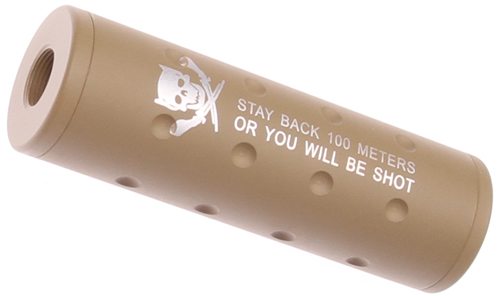 Silencer, Skeleton, 110x35, TAN, SHS