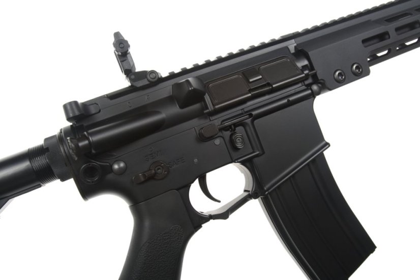KAC SR16, MK16 M-LOK 8.5 Inch, Ambidextrous, tracer chamber, Black, Cyma Platinum, CM.006R-8.5
