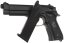 Beretta M92F, metal, Snow Wolf, SW-03-1