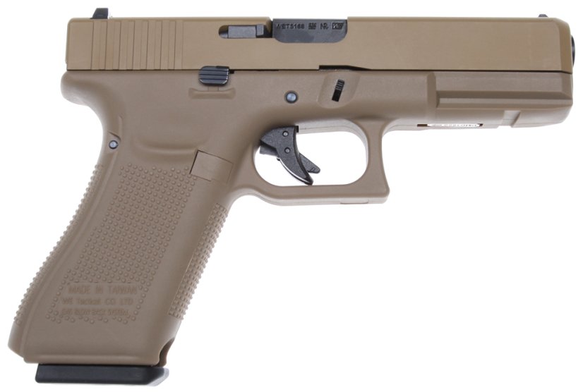 Glock 17, cadre 5e génération, beige, GBB, WE