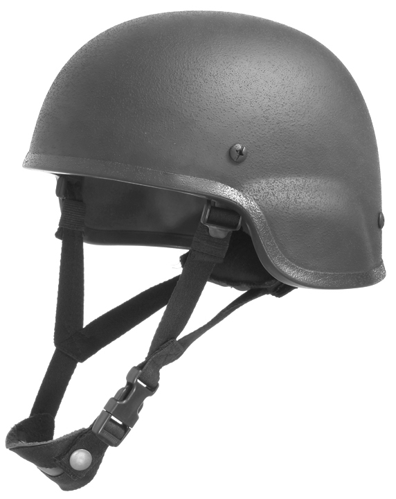 Helmet MICH 2000, black, hardware, ACM