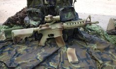 Camo egyedi M4 CQB-R, 160 m/s, AirsoftGuns, CM.002