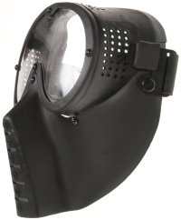 Maschera protettiva, con lente, piccola, nera, ACM