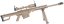 Barrett M82A1 CQB TAN, bipod, scope, Snow Wolf, SW-02B