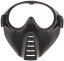 Protective mask, with lens, small, black, ACM
