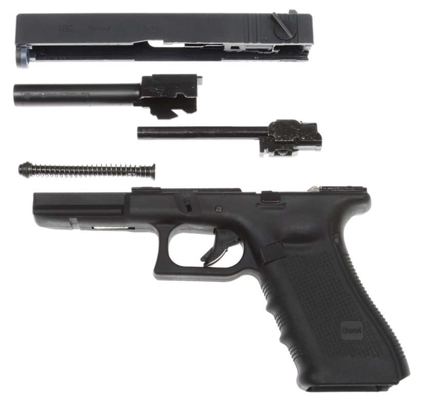 Glock 18C, cadre 4e génération, noir, GBB, WE
