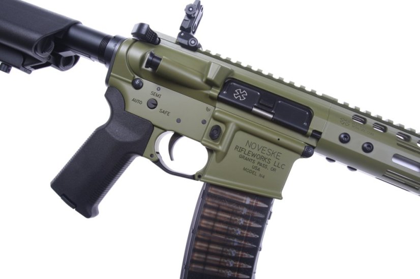 EMG Noveske N4 Gen3 Infidel, 12.5 Inch, NSR-13.5, GBBR, Bazooka Green, Cyma CGS, NOV.1203 OD